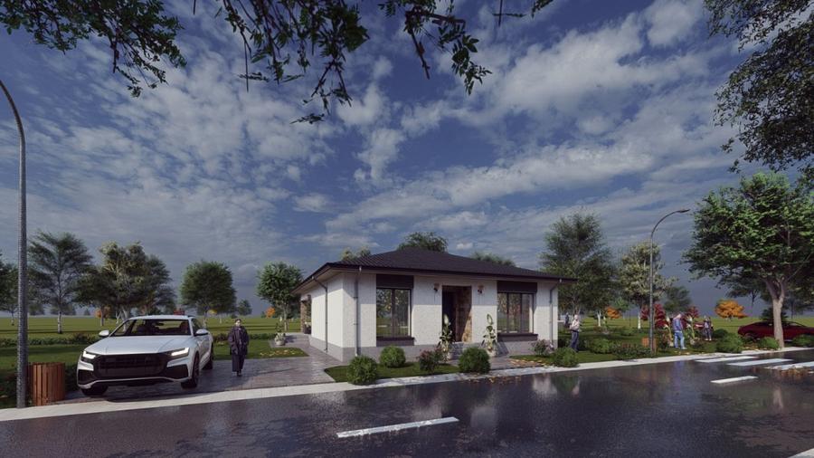 CASA LA ROSU IN COMPLEX DE 20 de CASE INDIVIDUALE in Corbeanca