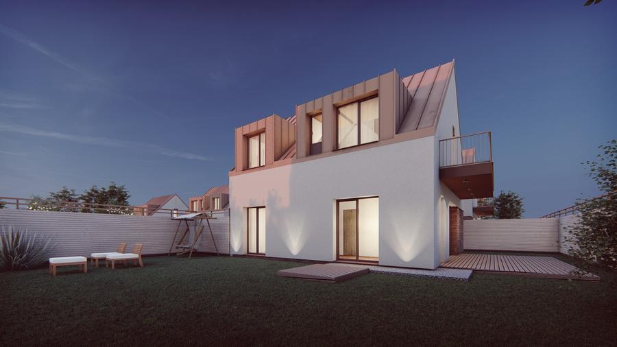 Vila 130 mp utili,400 mp teren,cartier rezidential,Saftica-Balotesti