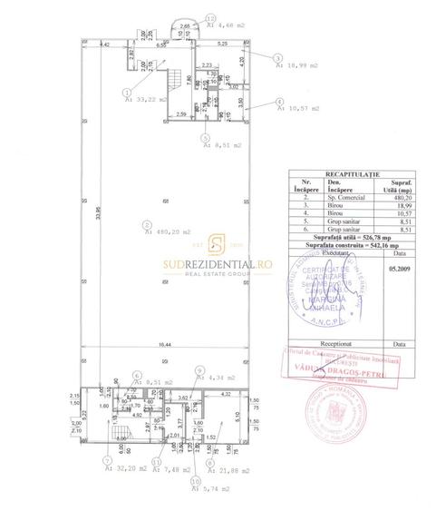 Spațiu Comercial 526,78 mp, vad excelent, parcare, zona Brancoveanu - 1