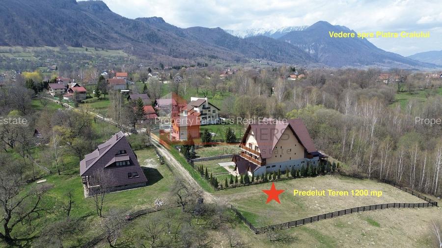 Teren Premium 1.200 mp | Bran - Predelut | Vedere spre Bucegi și Piatra Craiului - 3