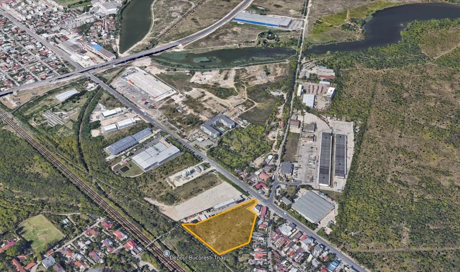 Teren de 13.877 mp de închiriat – Șoseaua Chitila, București
