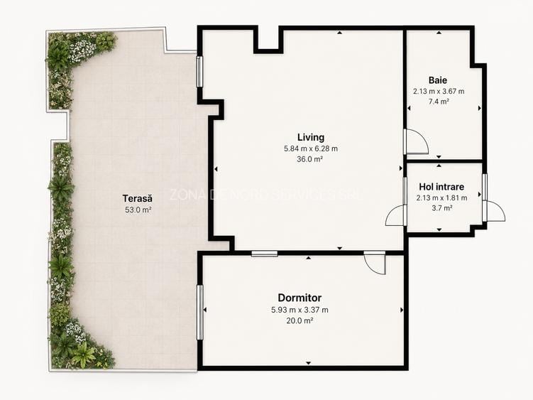 Șoseaua Nordului – Parc Herăstrău | 2 camere, parter | Terasă | Parcare | Lux - 15