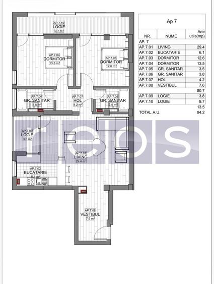 VANZARE APARTAMENT 3 CAMERE | LIZEANU | BLOC NOU | PARCARE | TERASA - 3