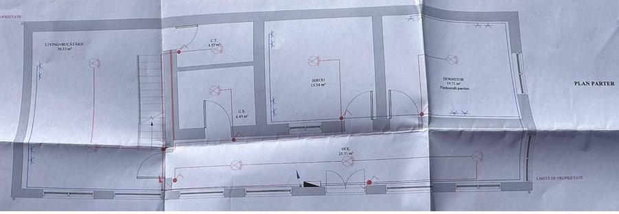 Vand casa singur in curte - P+M - teren 3000 mp - Marpod