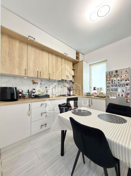Apartament cu 2 camere mobilat si utilat la etaj intermediar in Giroc.