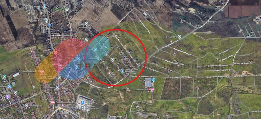 Teren intravilan 447mp, Zona Giuseppe Verdi