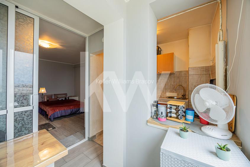 Garsonieră renovată | Complet mobilată | Zona Tractorul - comision 0%! - 3
