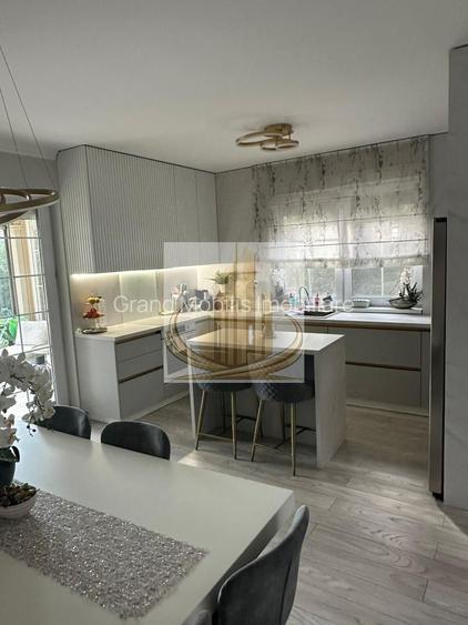 Casa in stil mediteranean, ultrafinisată 5 camere, 3 bai + curte.