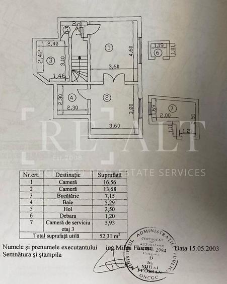 Vanzare apartament 2 camere | Necesita renovare | Popa Petre, Armeneasca