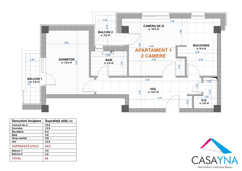 Apartament finisaje premium - Imobil 2024!