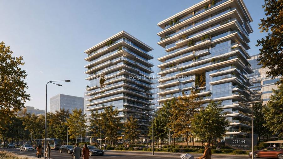 REA1029007 Apartament 2 Camere I Prima Inchiriere I One Floreasca Towers - 11