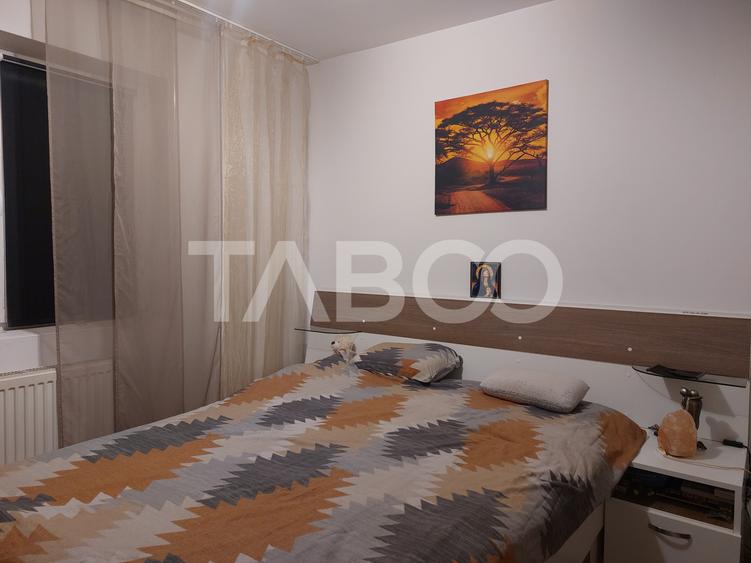 Apartament 55 mpu mobilat utilat 3 camere 2 balcoane pivnita Cisnadie
