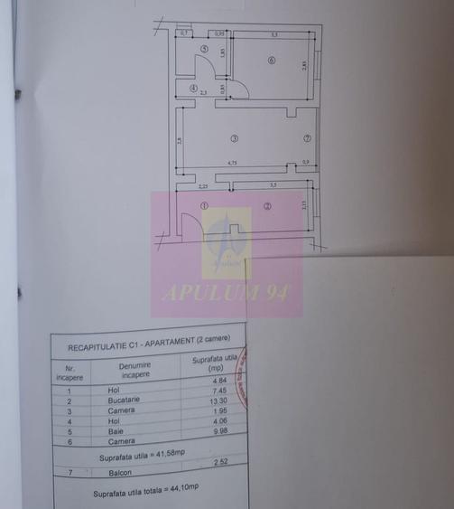 Apartament cu 2 camere de vanzare in Sinaia