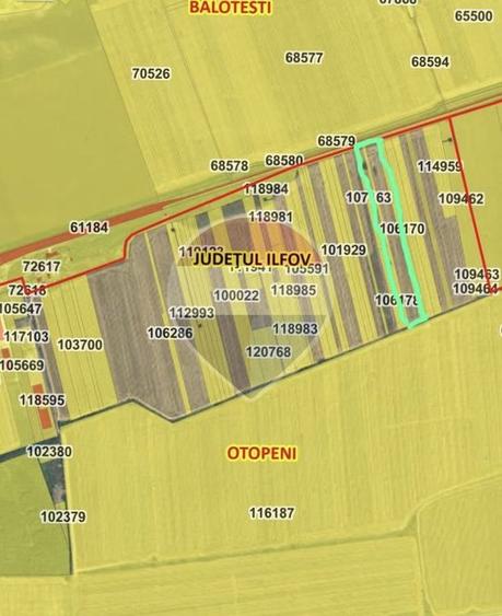 Teren intravilan Otopeni | Aeroport | vânzare integrală sau parcelată