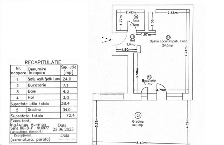 Studio + curte proprie - mobilat, utilat - Avalon Estate-Pipera