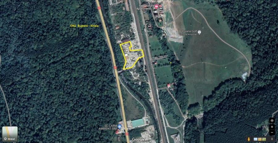 Teren Industrial Busteni - Sinaia - Acces DN1 + cale ferata - Comision 0%