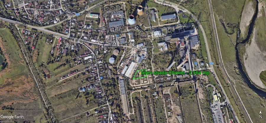 Teren industrial de vânzare-2.564 mp-strada Chimiei-acces TIR