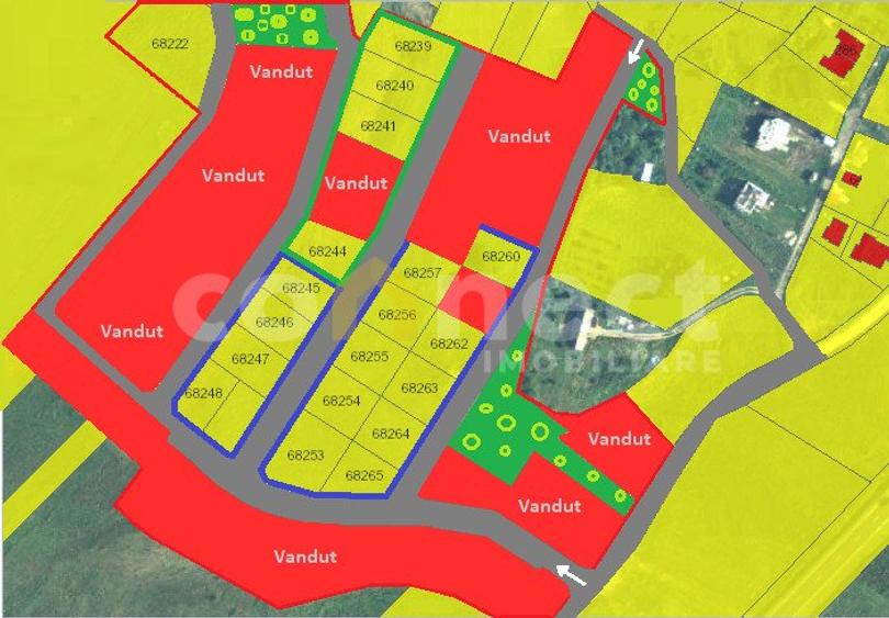 Vanzare teren pentru casa/duplex cu PUZ, la 6 min de Cluj-Napoca