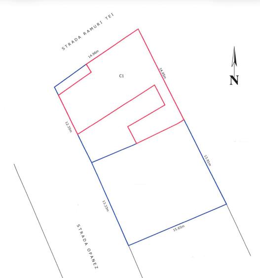 Teren 412mp Barbu Văcărescu - Ramuri Tei