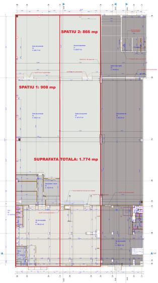 Proprietar, inchiriez spatiu comercial si birouri, 1.774 mp