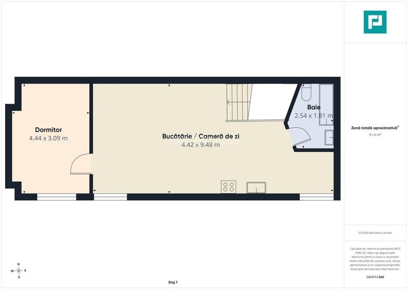 Apartament două camere Bulevardul Revoluției - 5