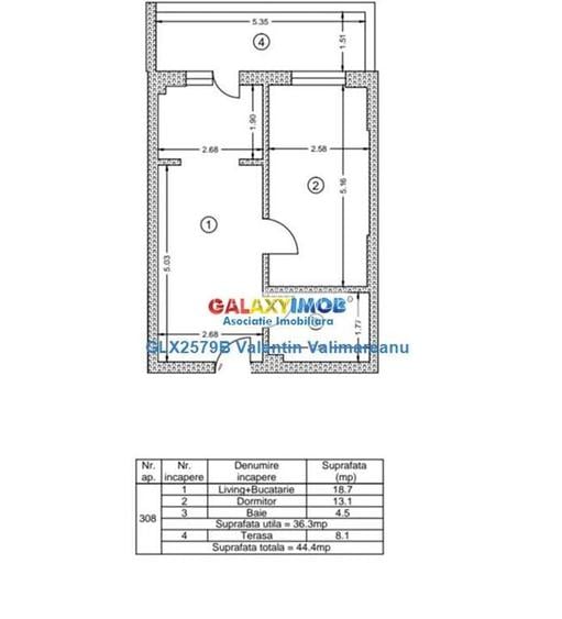 Apartament 2 Camere Nemobilat Popesti Leordeni COD 246 - 13