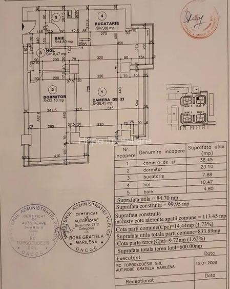 Nicolae Grigorescu-Noor Residential-apartament 2 camere - 4
