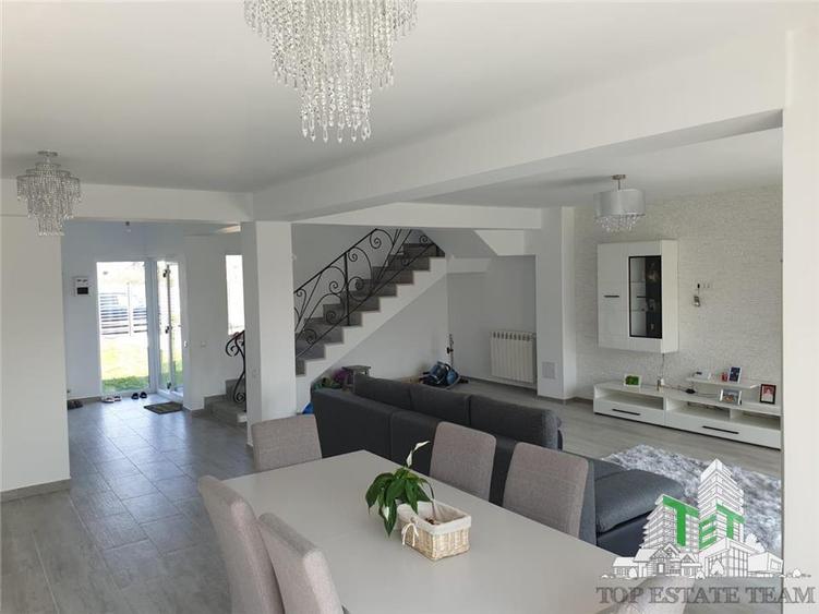 Vila lux 4 camere incalzire pardoseala cu terasa mare langa Soseaua de Centura