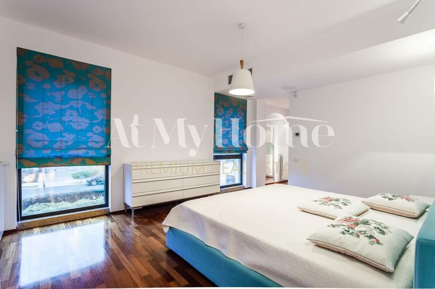Apartament superb si spatios cu 3 camere, mobilat Bo Concept, 2 parcari, boxa