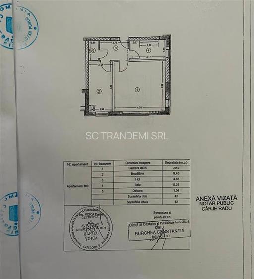 Apartament mobilat ,,la cheie cu boxă inclusă -Avantgarden, Sibiu - 3