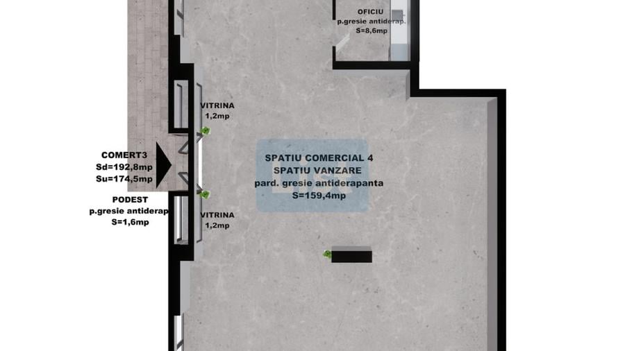 Comision 0% ! Spații Comerciale de Vânzare –Brașov, Zona Lacul Noua