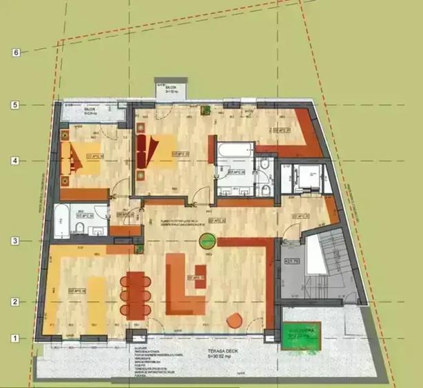 Penthouse 3 camere sut 171, terasa, boxa, zona Dacia-Eminescu
