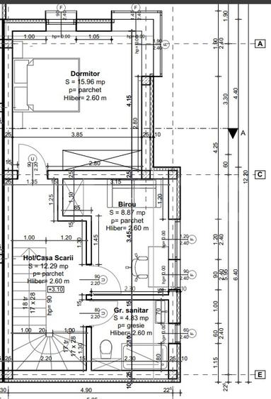 Casa 120 mp, teren 125 mp, zona Borhanci - 8