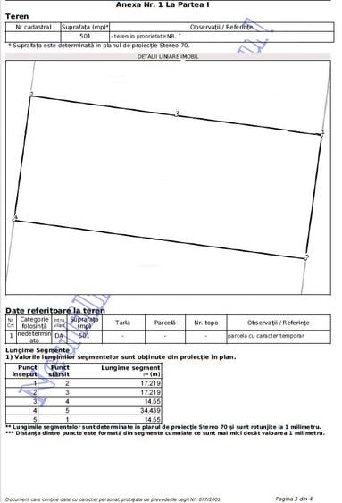 Teren Sisesti 554 mp New 2026