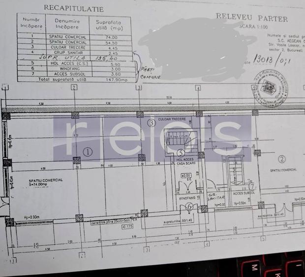VANZARE SPATIU COMERCIAL-AVIATIEI | 188 MP | PARTER | VITRINA STRADALA - 1