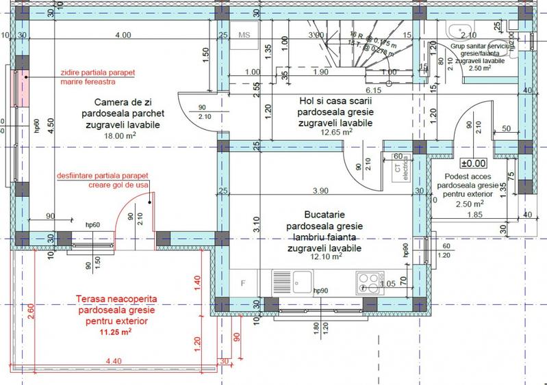 Duplex 3 camere 96mp |  0 comision | Otopeni Ciprian Porumbescu
