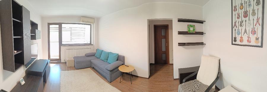 Închiriere apartament 2 camere semidecomandat, etaj 1, balcon spațios