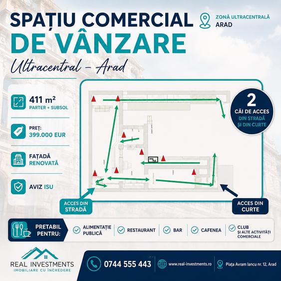 Vand spatiu comercial Piata Avram Iancu ID:RH-45431-property