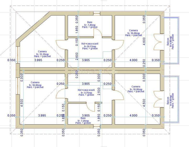 Duplex semifinisat, zona Fagului - 2