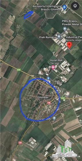 Teren cu potential strategic - dezvoltare comerciala langa Aeroportul Internatio