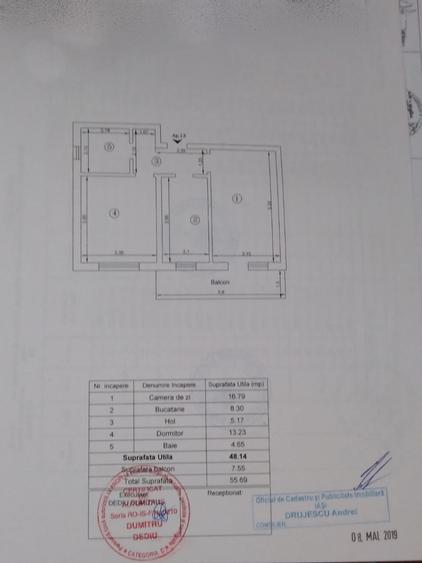 VALEA LUPULUI-ap.2 camere, et.1/3,parcare,55m,partial mobilat si utilat!