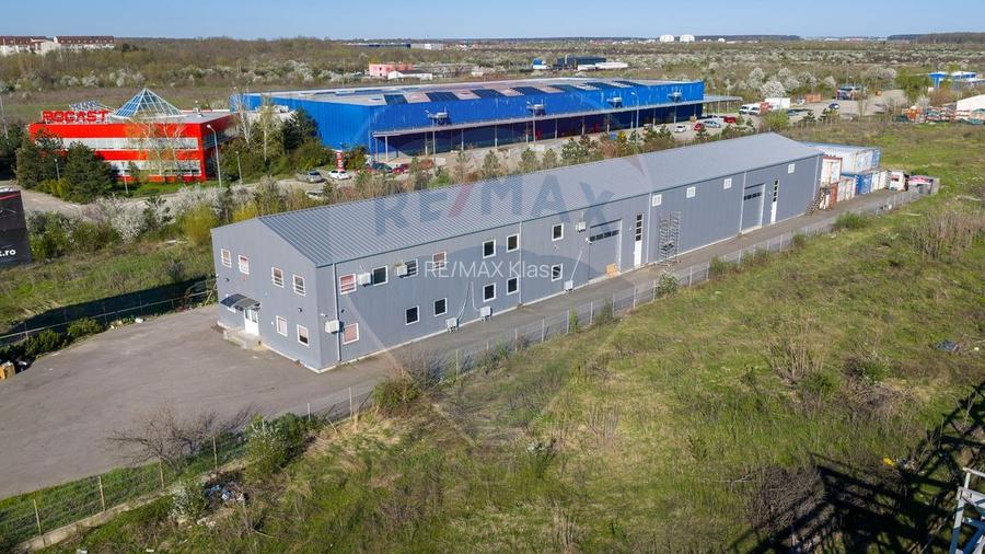 Spațiu Industrial, hala, birouri si teren generos expunere la centura - 4