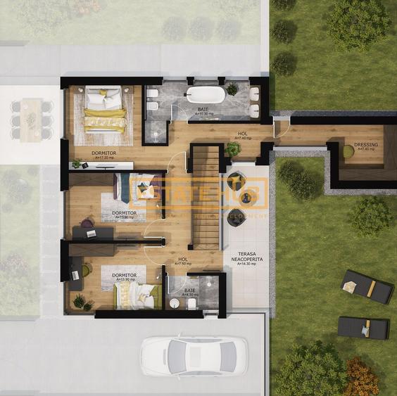 Vila in ansamblu exclusivist, acces la piscină și facilități premium