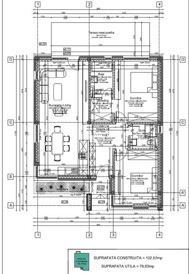 Casa parter 3 camere,cartier rezidential/Berceni Ilfov - 1