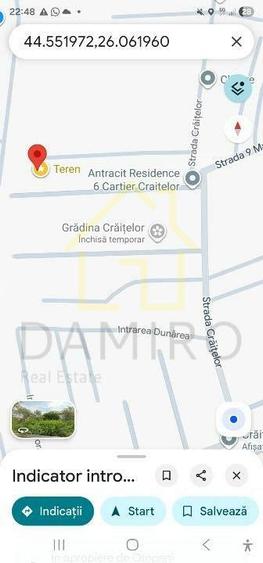 Teren Strada 9Mai Otopeni Intravilan 1400mp Toate Utilitatile Calea Bucurestilor