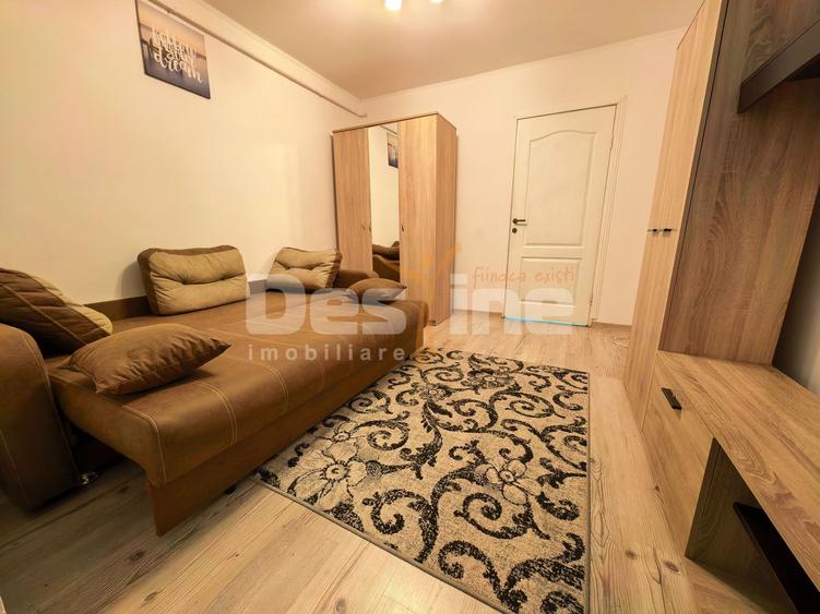 Garsonieră renovată mobilată 23 mp balcon CT parter mutare rapidă