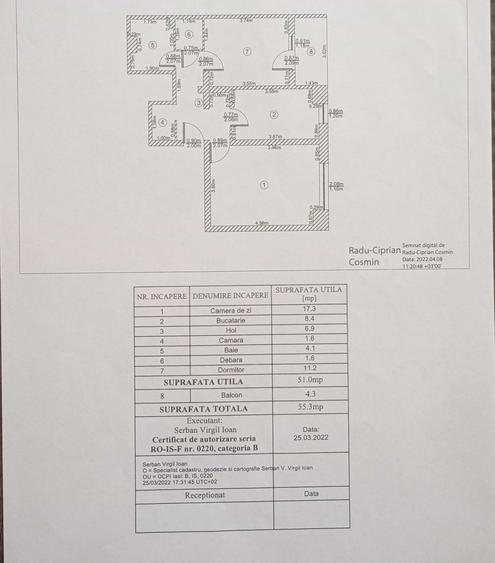 DACIA- ap. 2 camere, decomandat, 55m2,et.4/10,LIBER,OCAZIE!