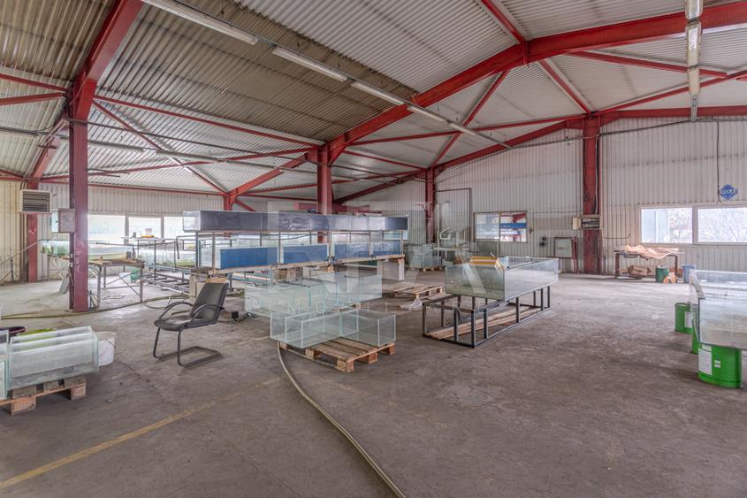 Doua hale / spatiu industrial + birouri 5000 mp / Sector 4