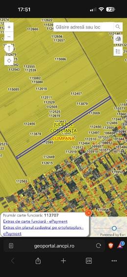 TEREN EXTRAVILAN 12.900 mp – CUMPĂNA, JUD. CONSTANȚA |