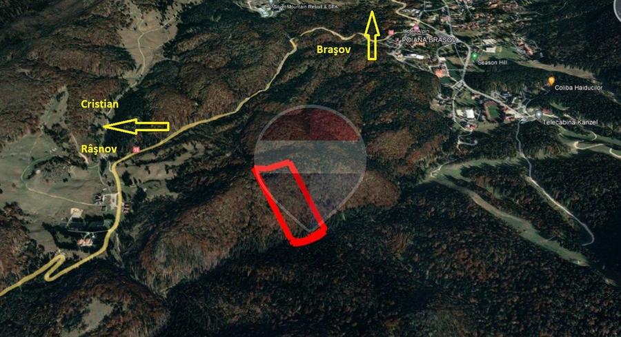 Teren intravilan, 56000 mp, Poiana Brașov